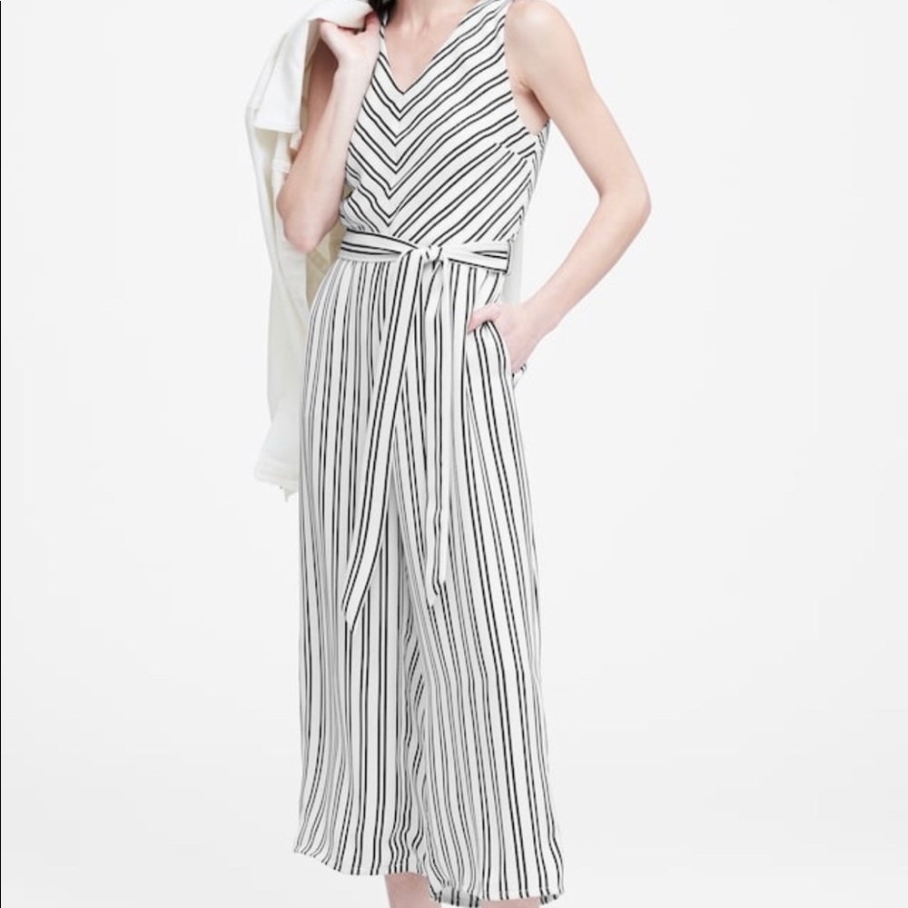 Cropped wide leg jumpsuit BR size 8